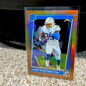 2021 Larry Roundtree rated rookie rainbow refractor